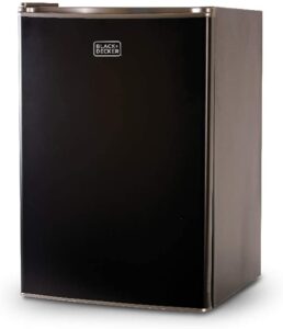 Black+Decker BCRK25B Single Door Mini Fridge With Freezer