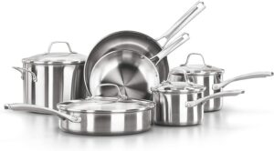 Calphalon Classic 10-Piece Stainless Steel Cookware Set