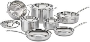 Cuisinart MCP-12N Multiclad Pro Stainless Steel Cookware Set