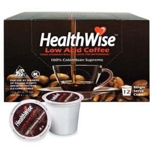 HealthWise Low Acid Coffee for Keurig K-Cup Brewers