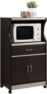 Hodedah Microwave Stand, Multiple Colors