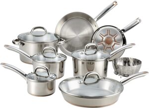 T-Fal C836SD Stainless Steel Cookware Set